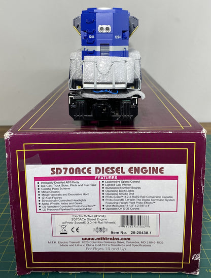 MTH Premier 20-20430-1 Electro Motive Diesel Engine w/Proto-Sound 3.0