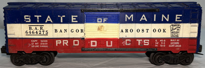Lionel Post War 6464-275 State of Maine Box Car