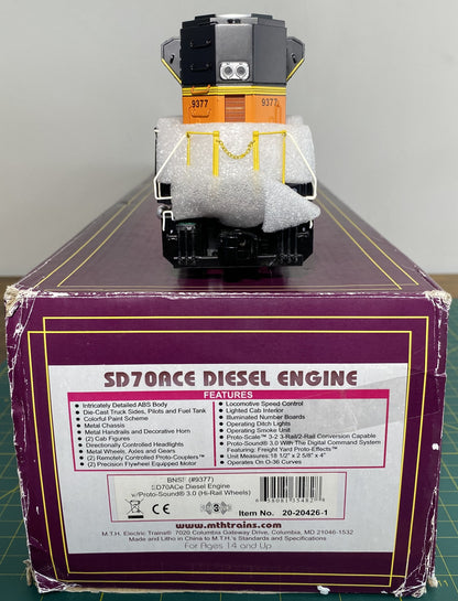 MTH Premier 20-20426-1 BNSF Diesel Engine w/Proto-Sound 3.0