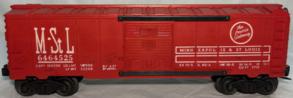 Lionel Post War 6464-525 Minneapolis & St. Louis Box Car