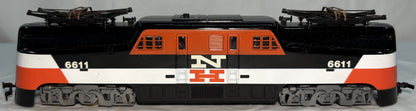 Tyco 251-28 GG-1 Electric Locomotive New Haven 6611 HO Scale Power Torque