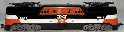 Tyco 251-28 GG-1 Electric Locomotive New Haven 6611 HO Scale Power Torque