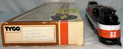 Tyco 251-28 GG-1 Electric Locomotive New Haven 6611 HO Scale Power Torque