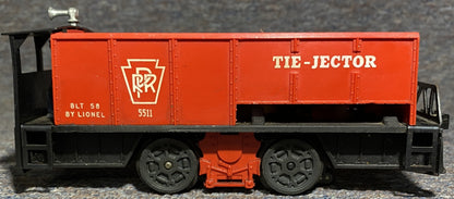 Lionel Post War #5511 Tie Jector Car PRR Pennsylvania Railroad
