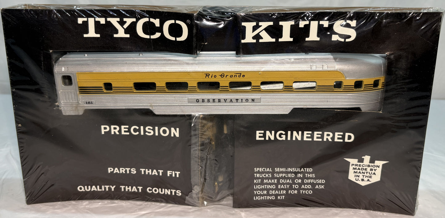 TYCO K522G Streamline Observation Santa Fe Lighted