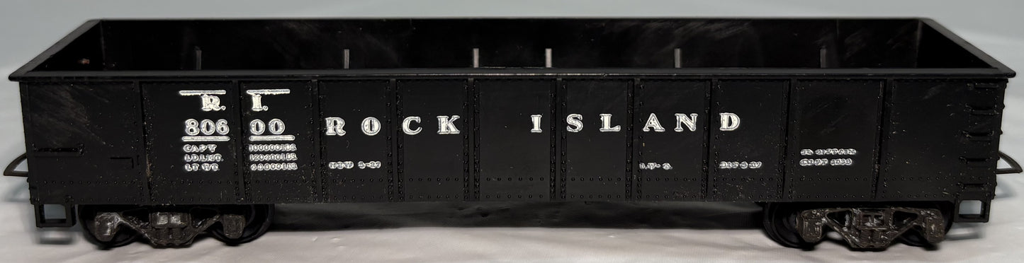 TYCO T-306 Black Rock Island Gondola Black #80600
