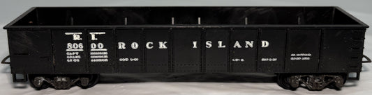 TYCO T-306 Black Rock Island Gondola Black #80600