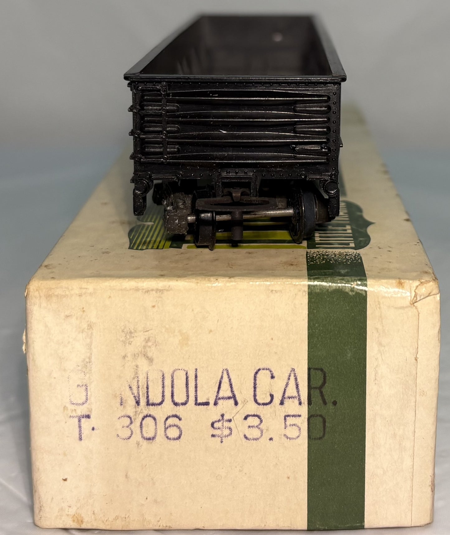 TYCO T-306 Black Rock Island Gondola Black #80600