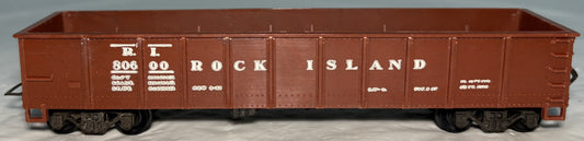 TYCO T-306 Black Rock Island Gondola Brown #80600