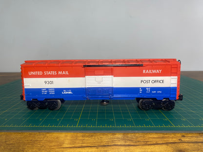 Lionel Modern 6-9301 US Mail Operating Boxcar #9301