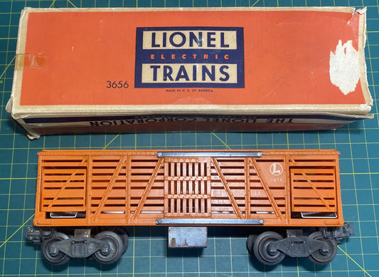 Lionel Post War 3656 Cattle Car