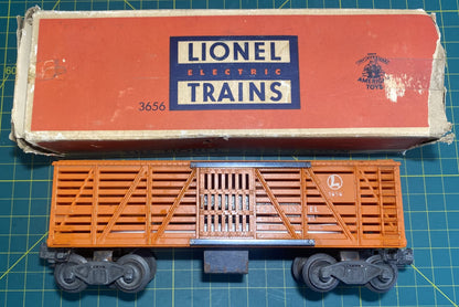 Lionel Post War 3656 Cattle Car