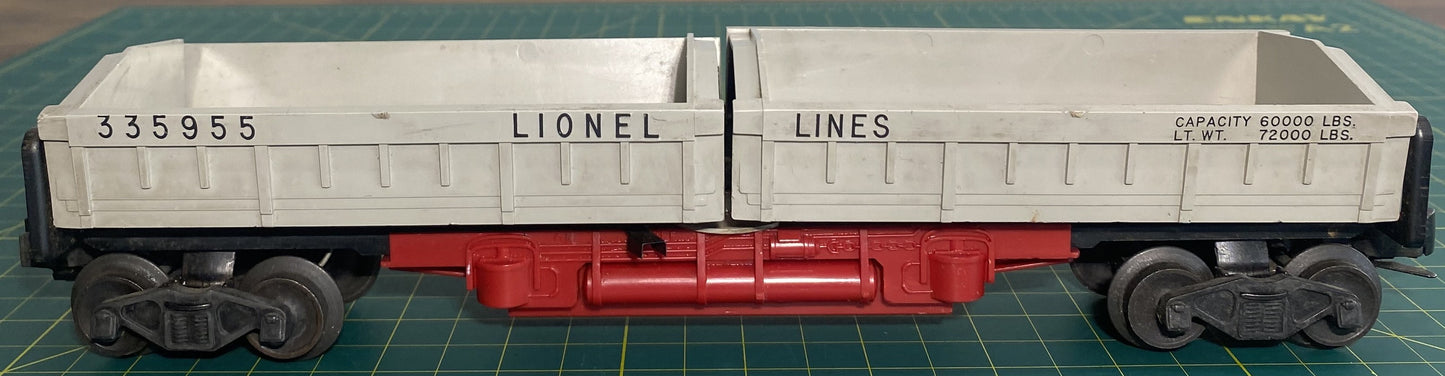 Lionel Post War 3359 Twin Bin Coal Dump Car