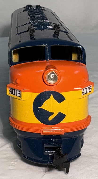 TYCO 224-03 Chessie System F9 Diesel Locomotive Power Torque