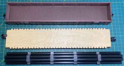 Lionel 6-82664 Bessemer & Lake Erie (B&LE) Scale Ps-5 Gondola & Ps-4 Flatcar Pair