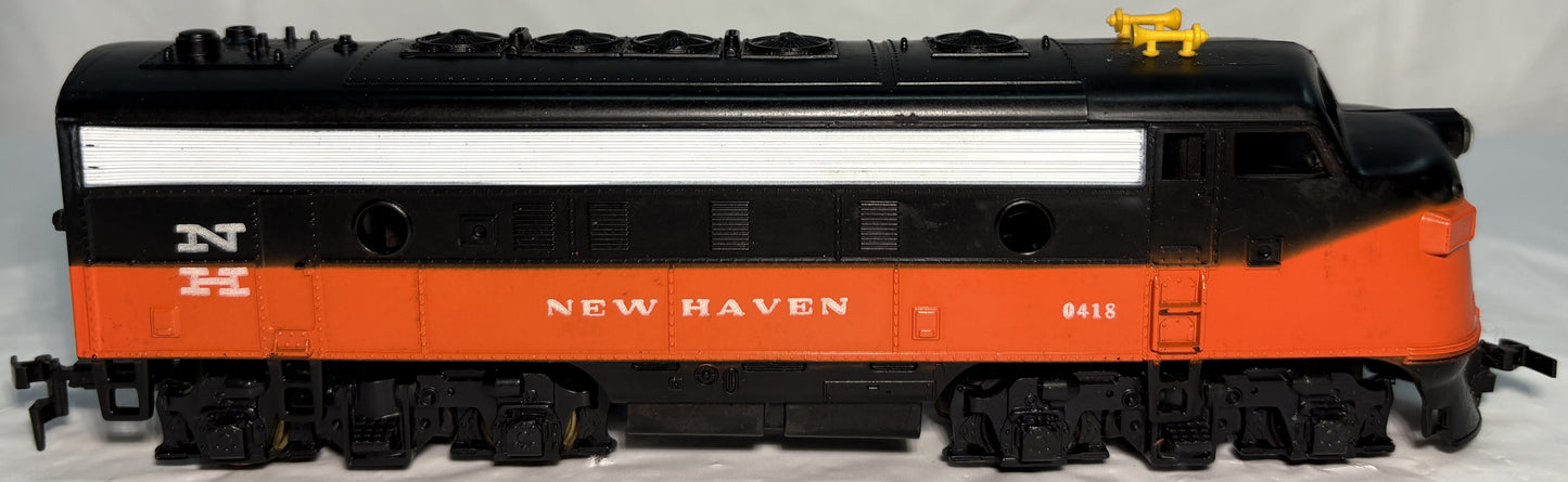 TYCO 0418 F9 Diesel Locomotive New Haven