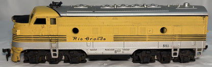 TYCO 551 Diesel Locomotive Rio Grande