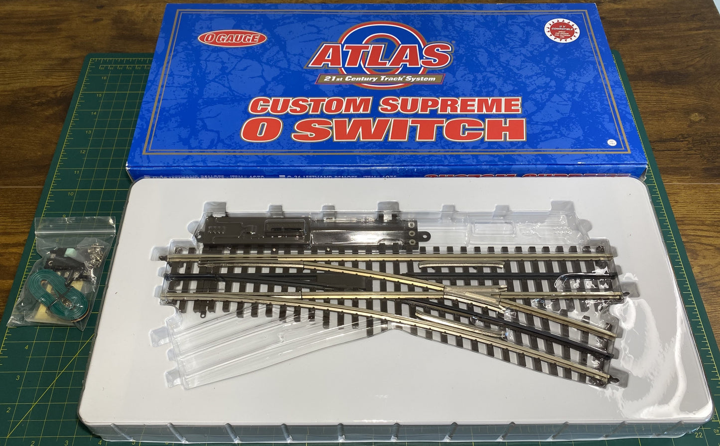Atlas Nicke Silver Right Hand Remote Switch O Gauge 6073