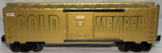 Lionel 39218 Century Club Gold Member Box Car