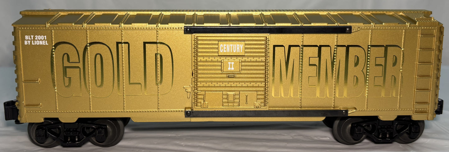 Lionel 39218 Century Club Gold Member Box Car