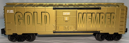 Lionel 39218 Century Club Gold Member Box Car
