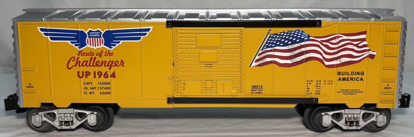 Lionel 58514 Union Pacific 1964 Texas Transportation Museum US Flag Boxcar