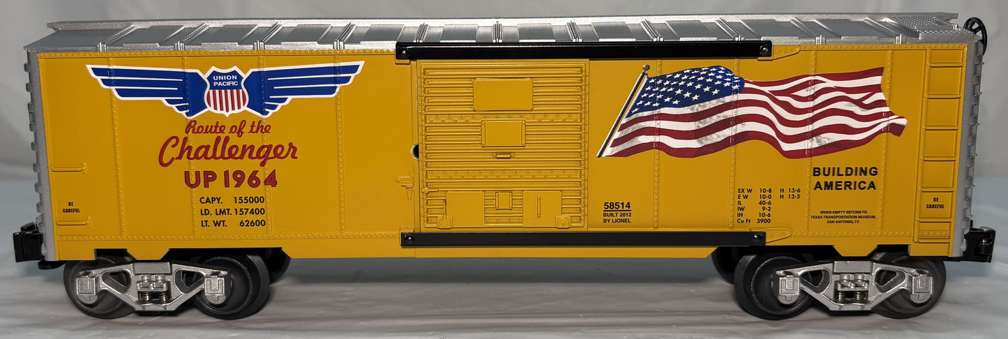 Lionel 58514 Union Pacific 1964 Texas Transportation Museum US Flag Boxcar