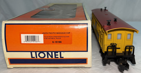 Lionel 15166 Union Pacific Baggage Car w/ Steam Whistle Sounds