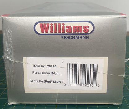 Williams 20295 F-3 Dummy B-Unit Santa Fe (Red/Silver)