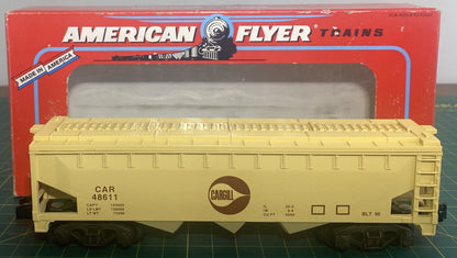 American Flyer 6-48611 S Gauge Cargill 3-Bay Covered Grain Hopper