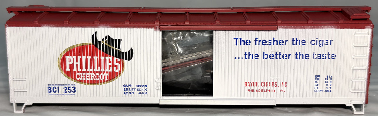 Train-Miniature 2035 Tobacco Road Series Phillies Cigars 40' Boxcar