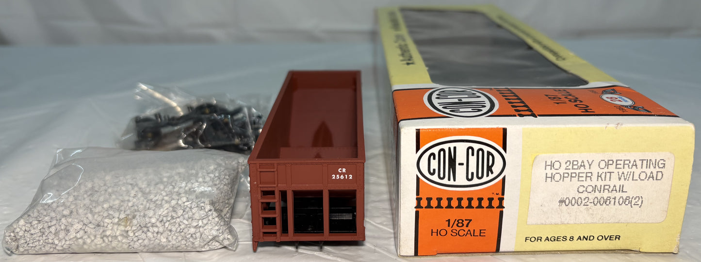 Con-Cor 25610 Conrail CR Operating Hopper Car Kit