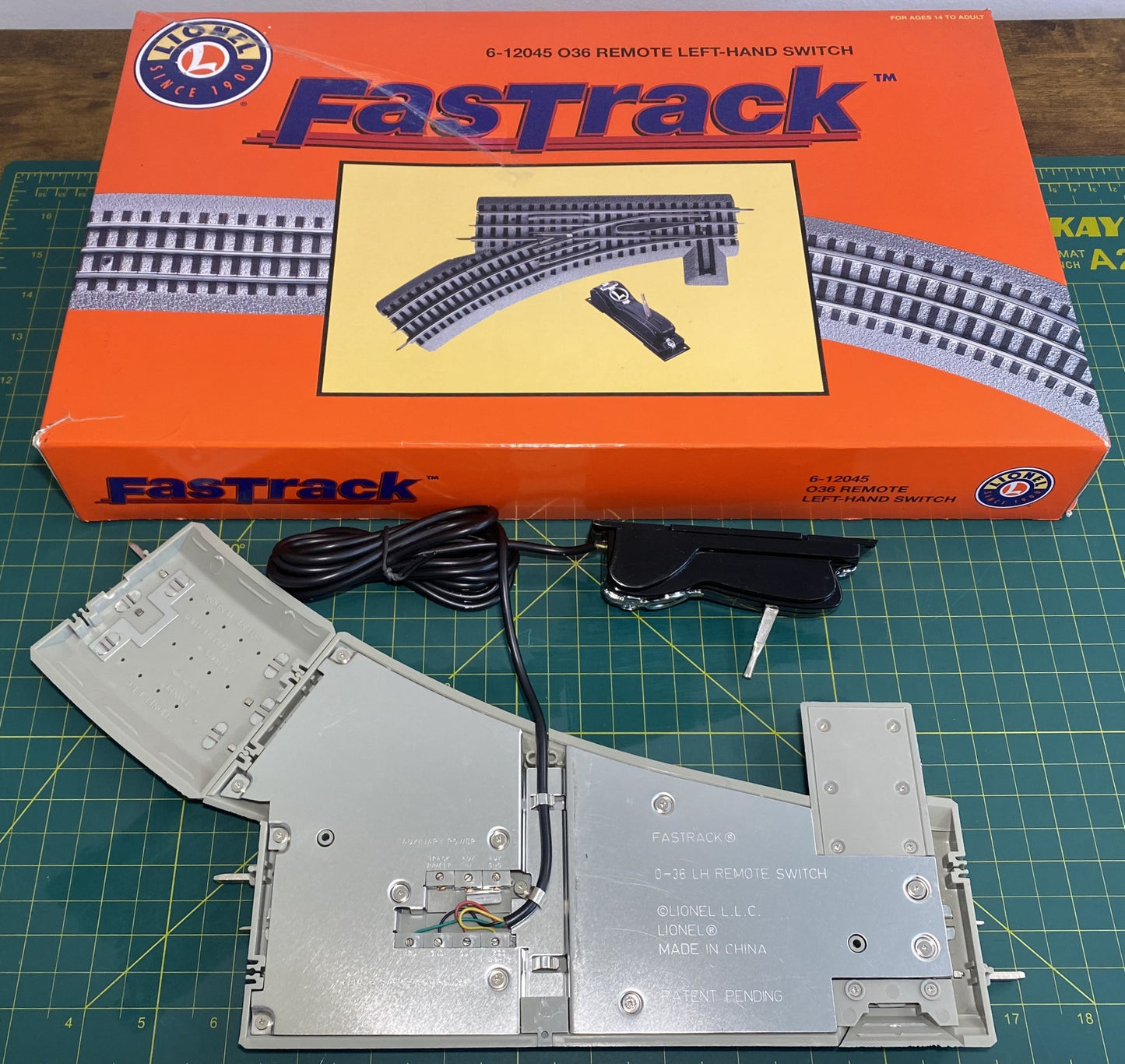 Lionel 6-12045 O36 Remote Left-Hand Switch