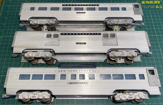American Model Trains Passenger Cars 3160, 4170 & Buena Vista