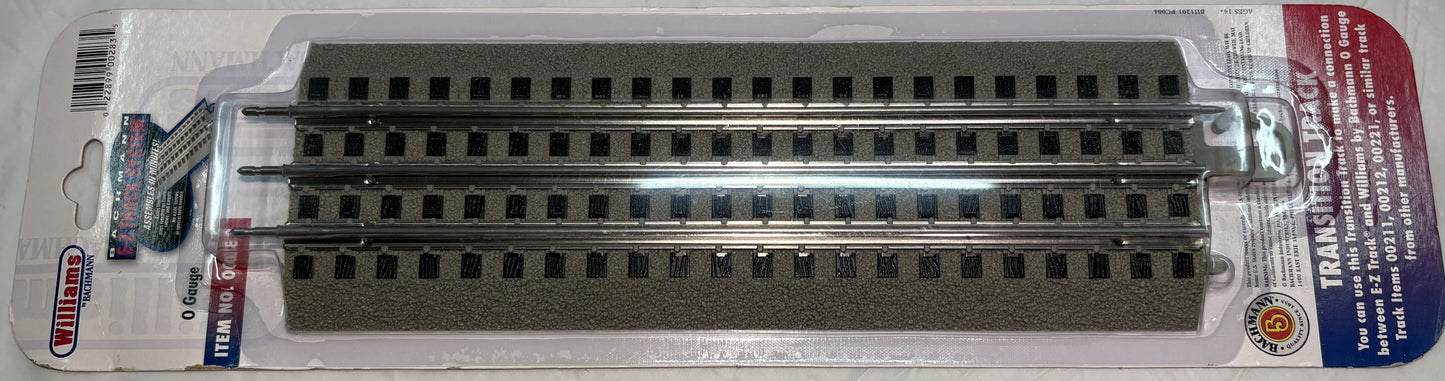 Bachmann 00283 E-Z to O Gauge Tubular Transition Track