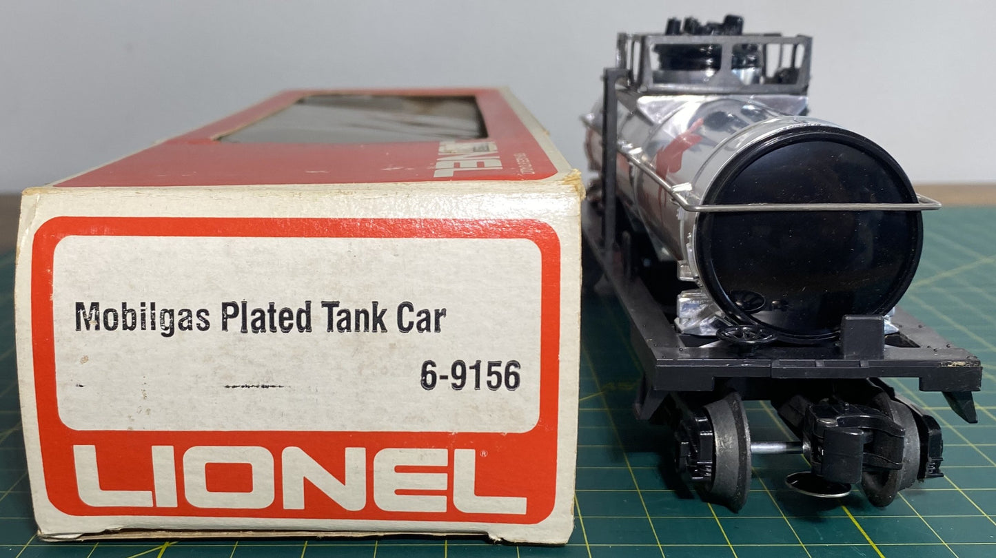 Lionel 6-9156 Mobilgas Plated Tank Car
