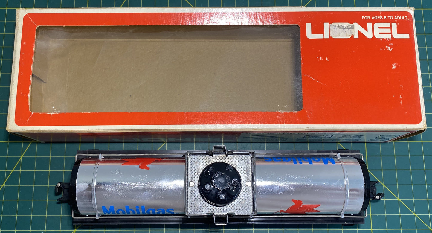 Lionel 6-9156 Mobilgas Plated Tank Car