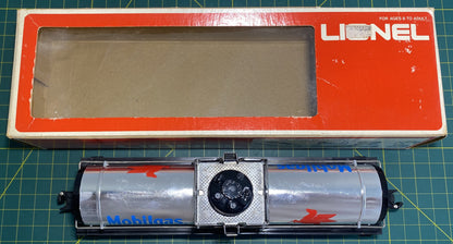 Lionel 6-9156 Mobilgas Plated Tank Car