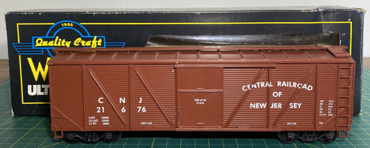 Weaver 21693 Central New Jersey Outside Braced Boxcar 3-Rail