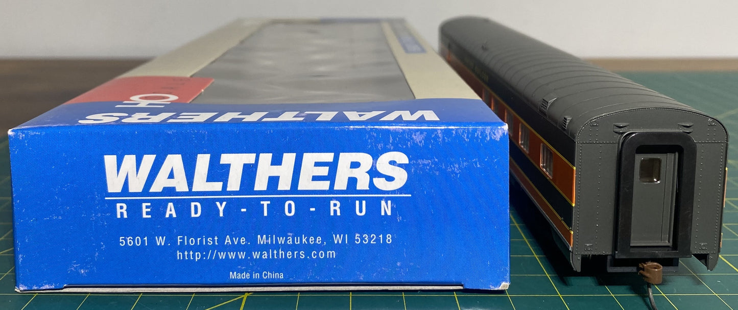Walthers 932-9065 AC&F “Ranch” Lounge Car Empire Scheme