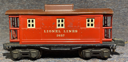 Lionel Pre War 2657 Lionel Lines Caboose