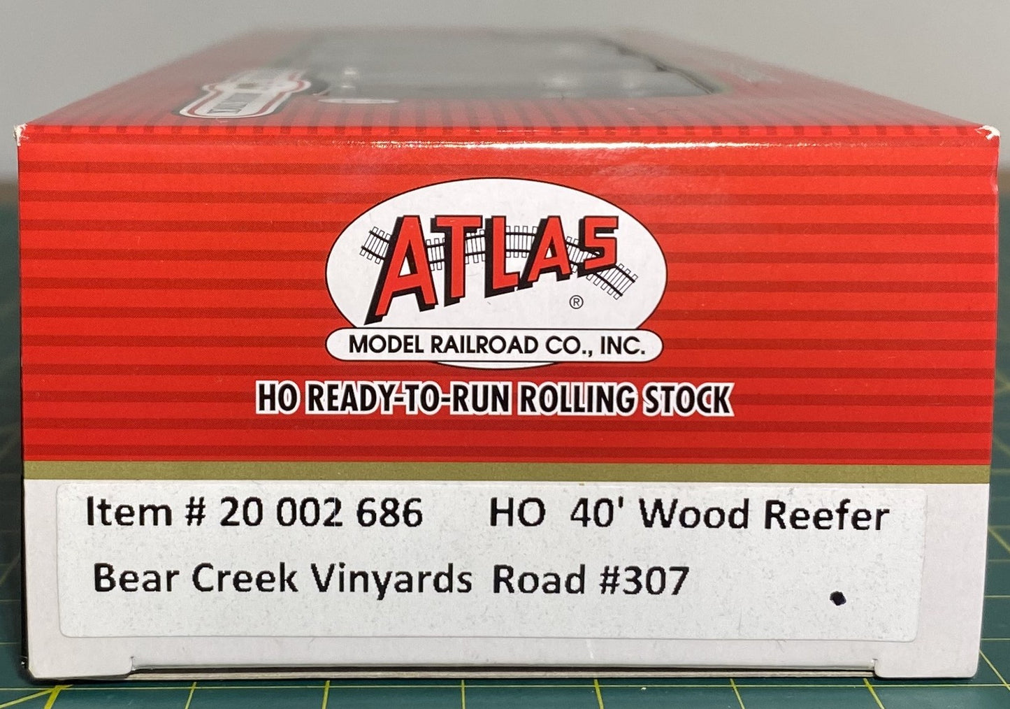 Atlas 20 002 686 40’ Wood Reefer Bear Creek Vinyards #307