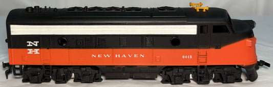 Tyco T225G New Haven F9 Non-Powered Diesel Locomotive EX