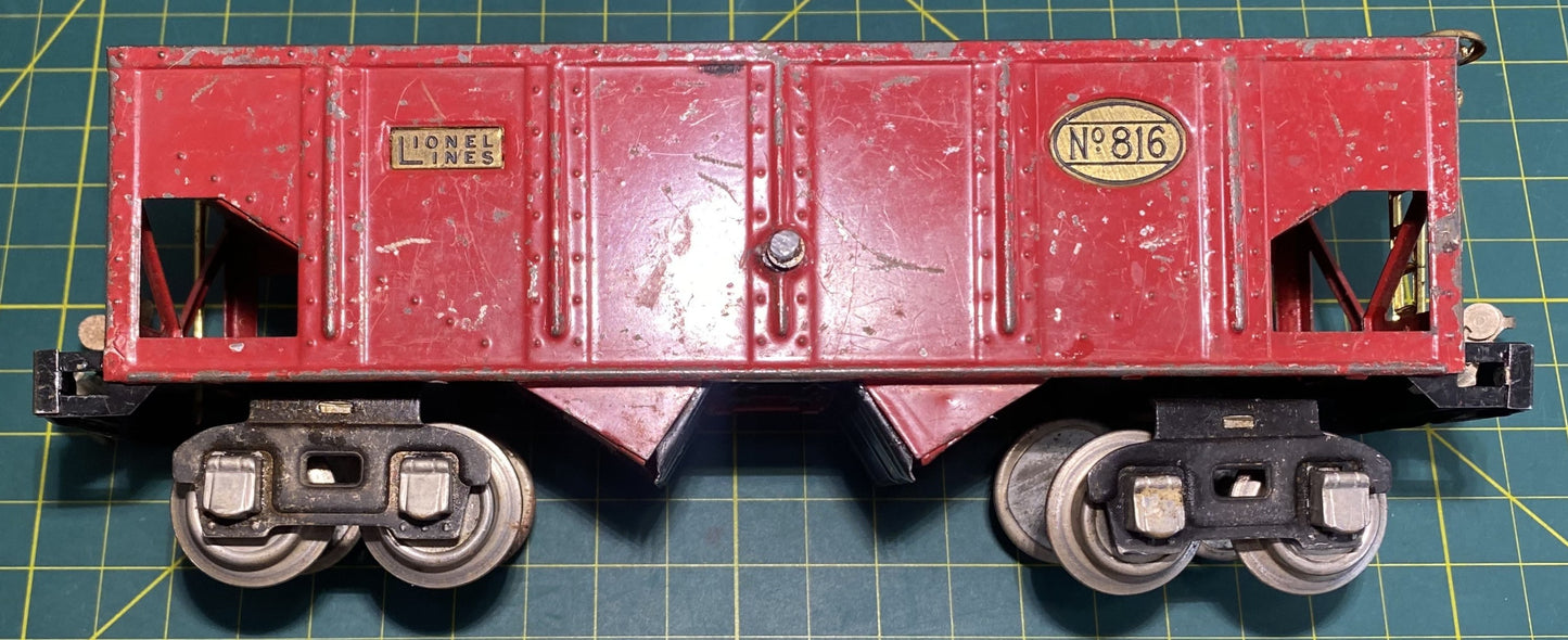 Lionel Pre War Red Hopper 816