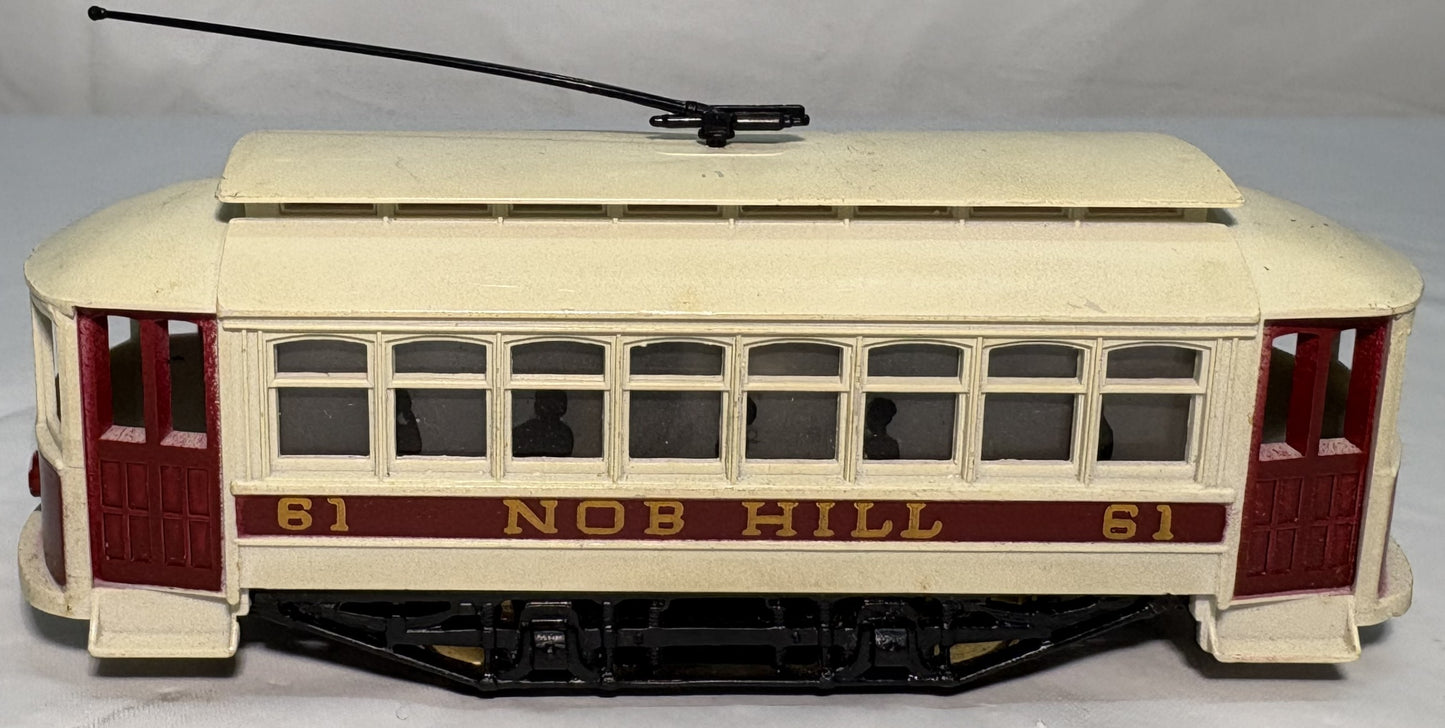 Tyco 214D Nob Hill #61 Electric Trolley EX