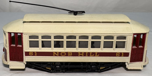 Tyco 214D Nob Hill #61 Electric Trolley EX