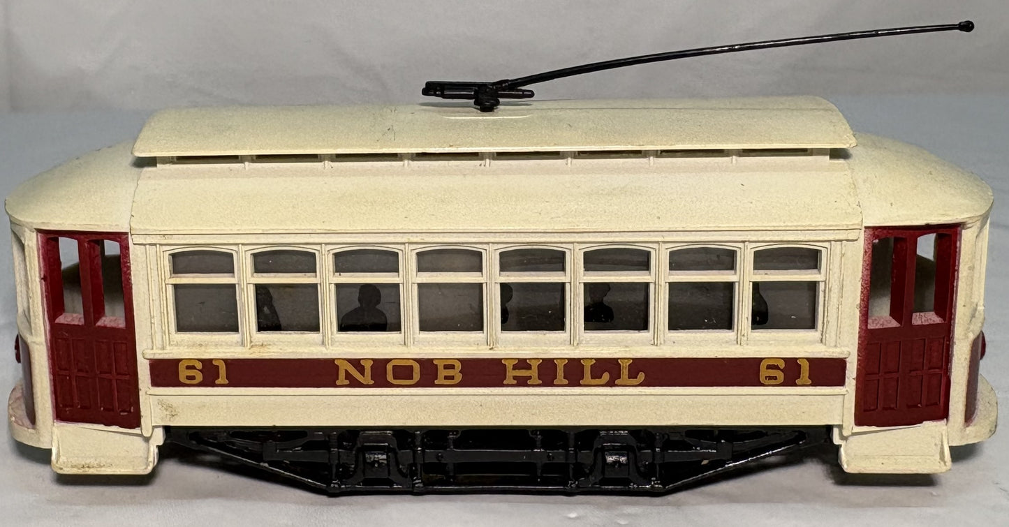 Tyco 214D Nob Hill #61 Electric Trolley EX