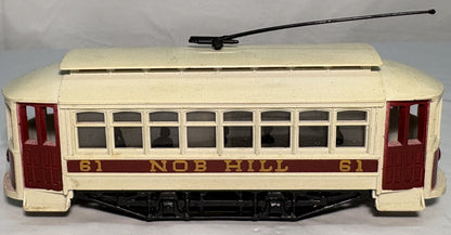 Tyco 214D Nob Hill #61 Electric Trolley EX