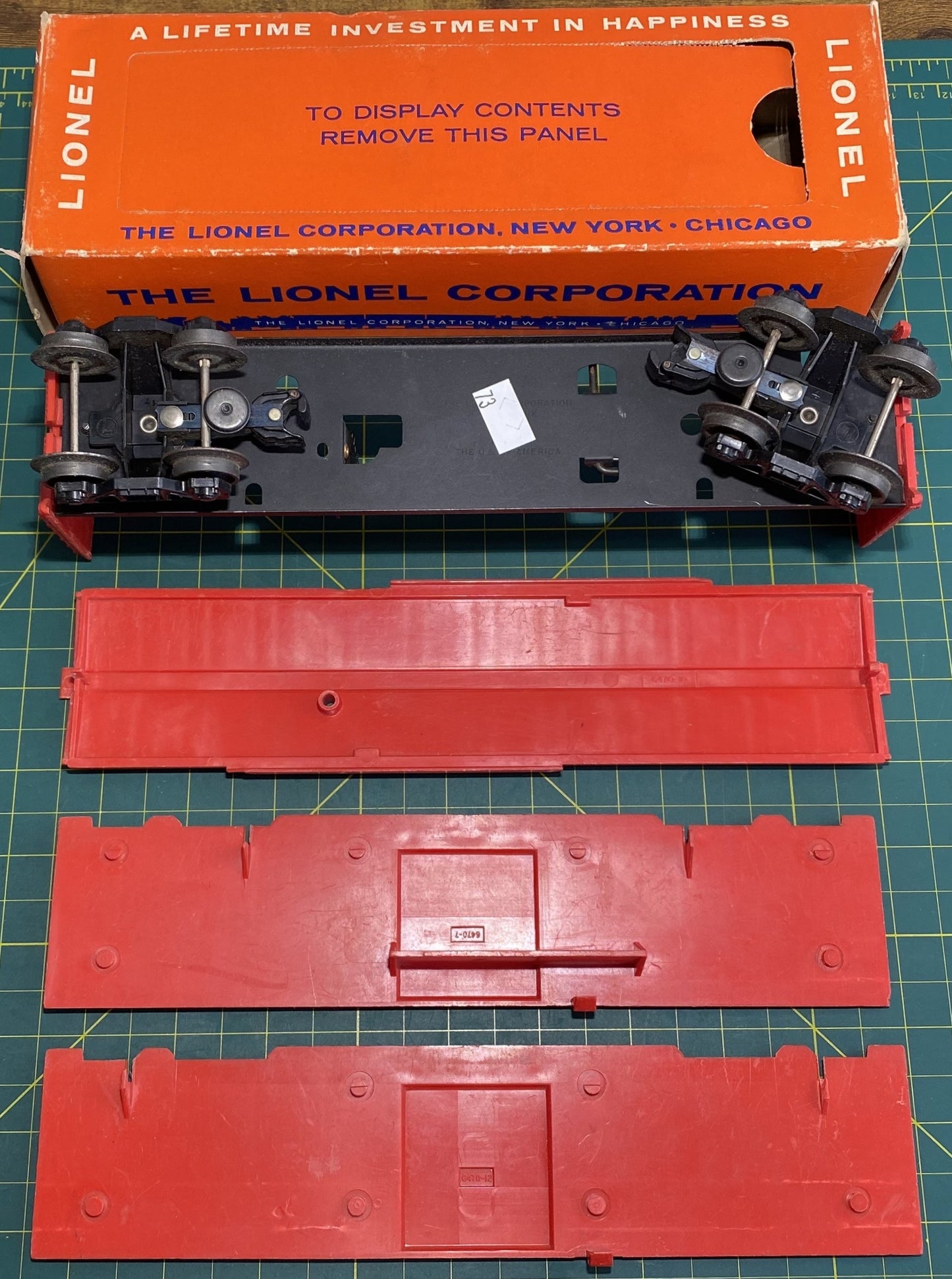Lionel Post War Exploding Target Car 6470