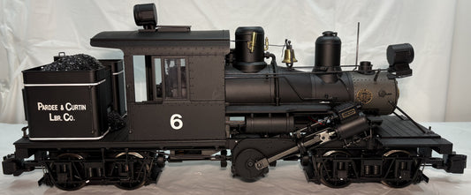 Bachmann 81180 Pardee & Curtin Lumber Climax Steam Locomotive #6